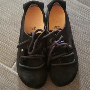 Birkenstock Montana suede lace up shoes